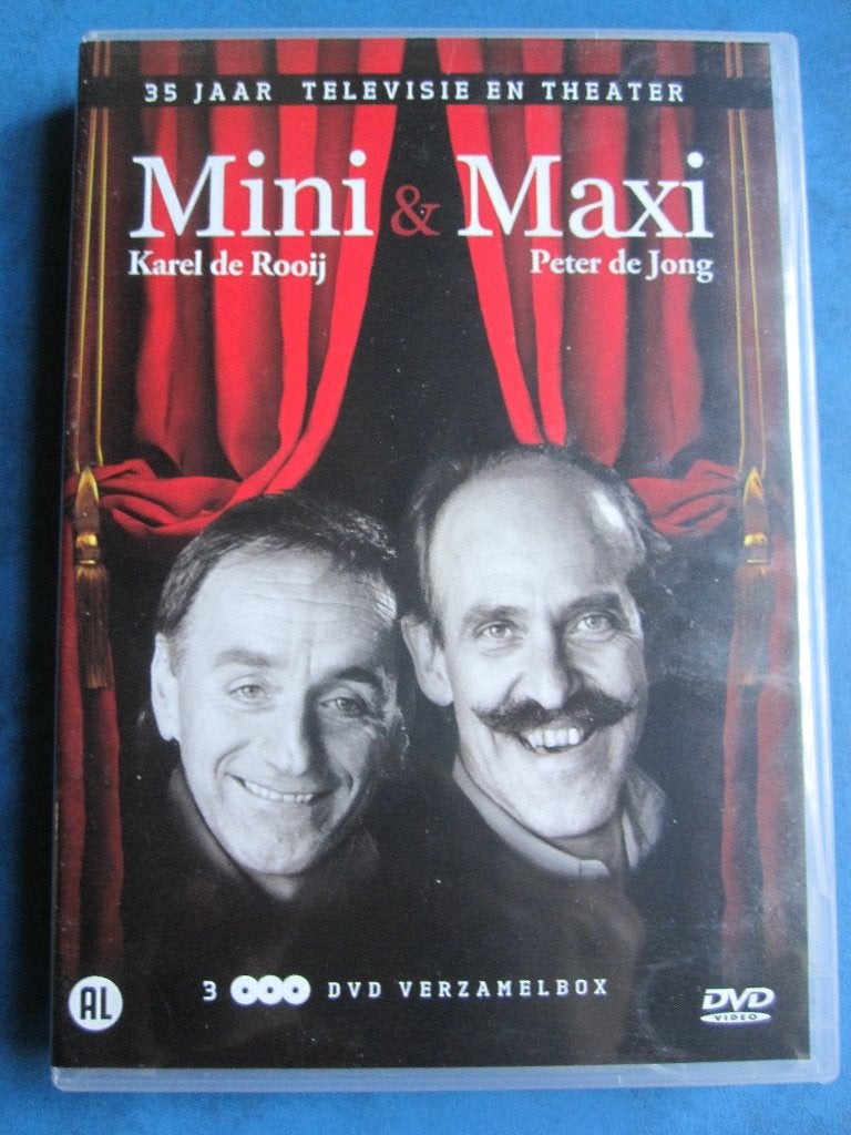 Mini & Maxi - 35 jaar televisie en theater (3 disc), Cd's en Dvd's, Dvd's | Cabaret en Sketches, Mini & Maxi, Alle leeftijden