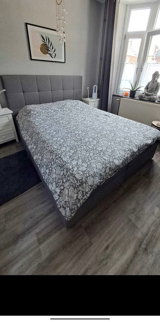 Boxspring, Maison & Meubles, Enlèvement, Comme neuf, 220 cm, 160 cm