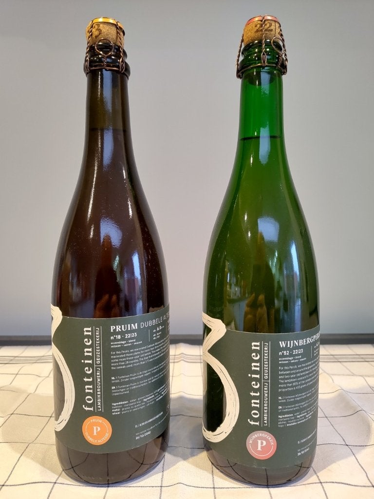 3 Fonteinen Perzik & Pruim, Verzamelen, Ophalen of Verzenden, Nieuw, Flesje(s), Overige merken
