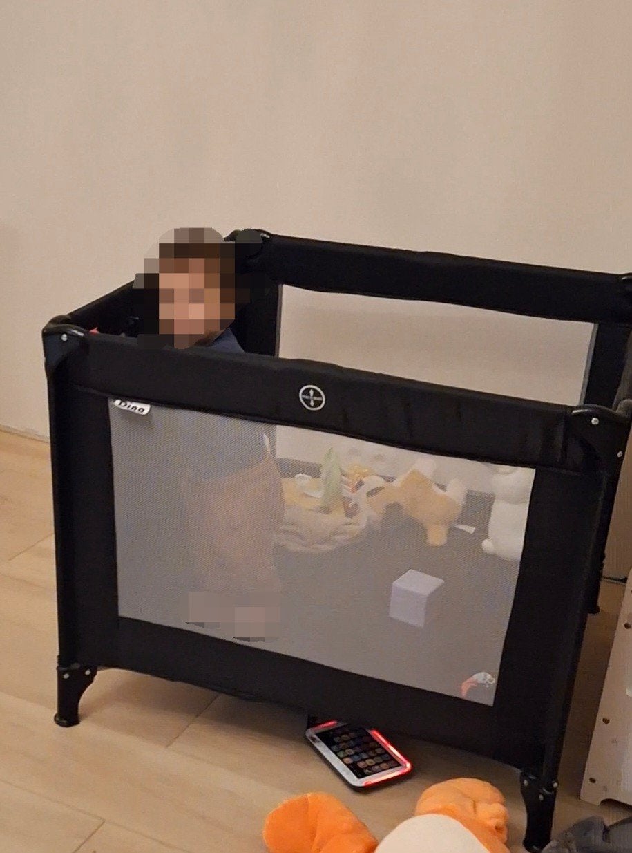 inklapbare babybox in goede staat, Kinderen en Baby's, Babyparken, Ophalen