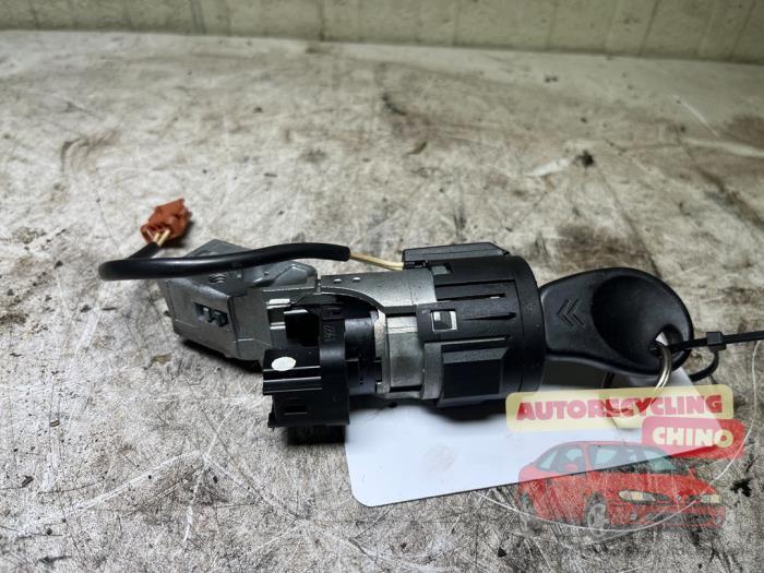Serrure de contact + clé d'un Citroen C5, -, 3 mois de garantie, Utilisé, -