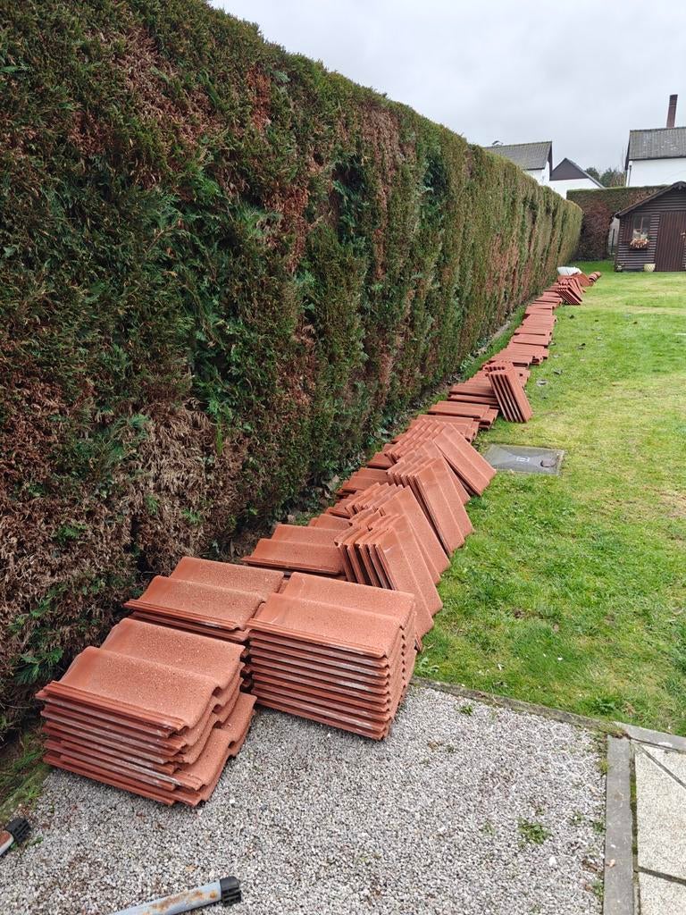 300+ Sneldek dakpannen, Doe-het-zelf en Bouw, Ophalen, Zo goed als nieuw, Dakpannen