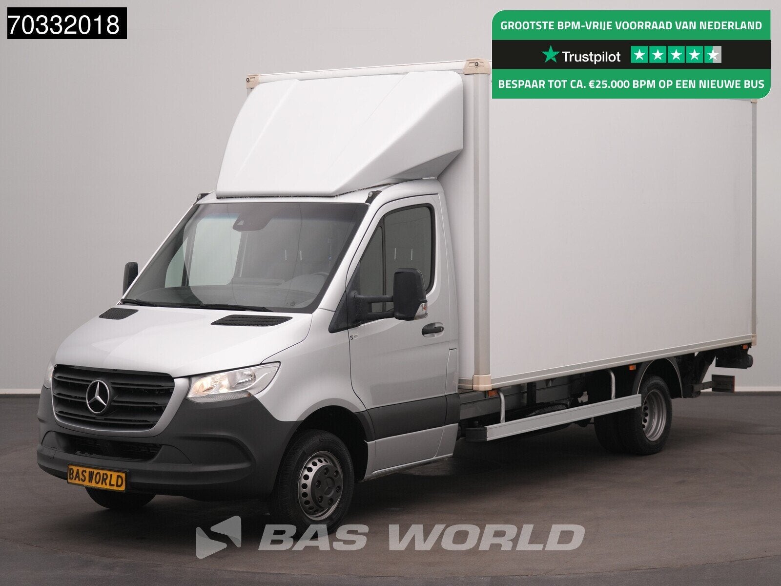 Mercedes Sprinter 516 CDI Automaat XL Laadklep Trekhaak Zijd, Autos, Cuir, Argent ou Gris, Achat, Euro 6