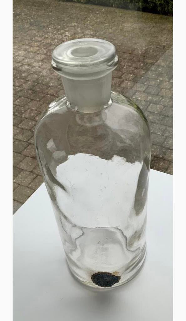 Apothekersfles hoogte 23,5cm, Antiek en Kunst, Ophalen