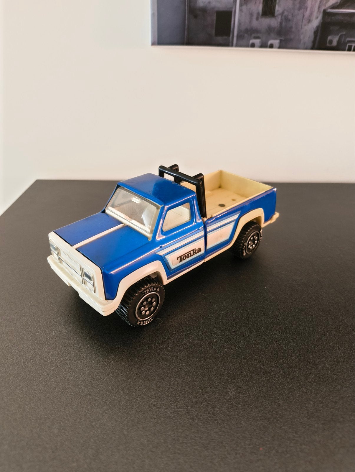 Vintage Tonka Pick-Up Truck (Jaren '80) – Blauw/Wit, Ophalen of Verzenden