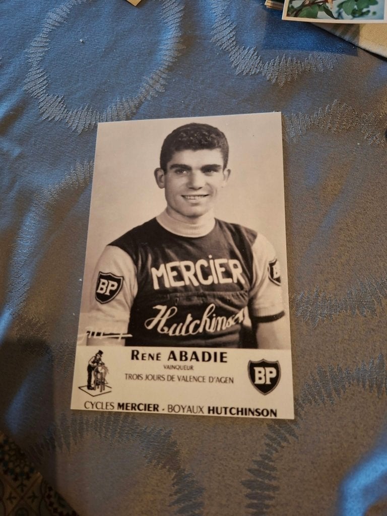 Foto (Repro) René Abadie / Mercier-Hutchinson-BP, Ophalen of Verzenden, Zo goed als nieuw, Poster, Plaatje of Sticker