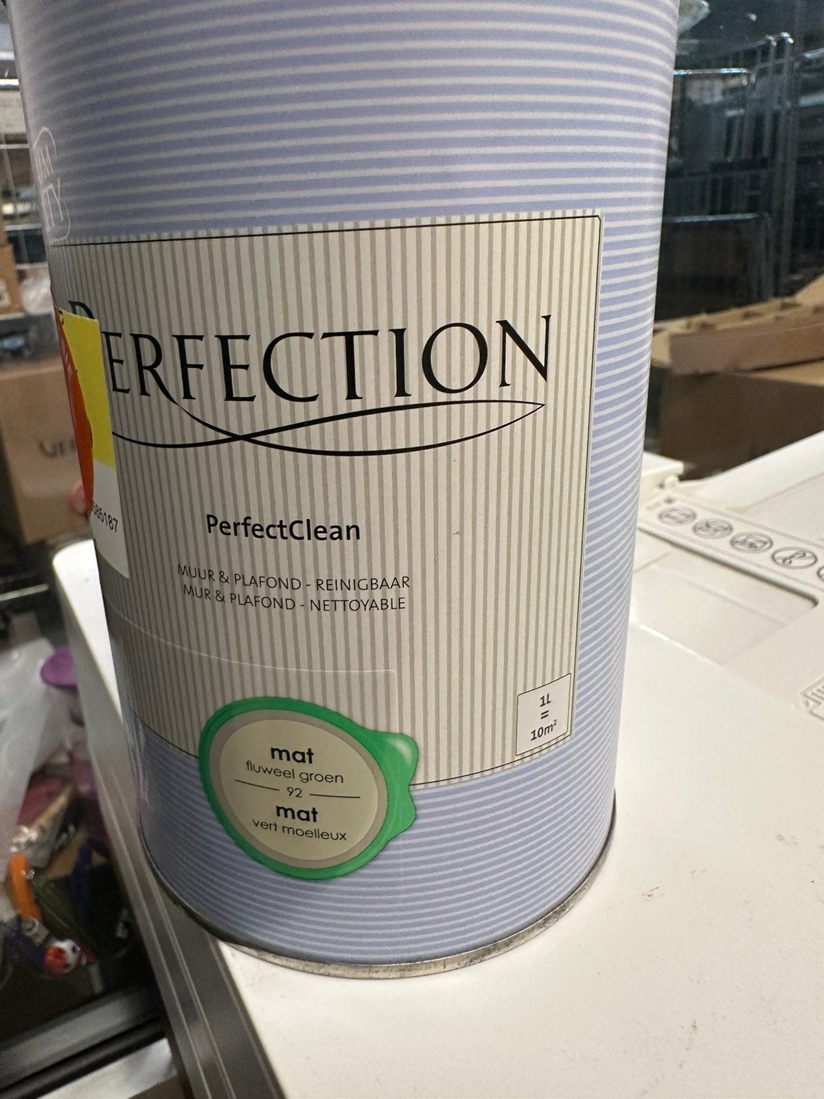 PERFECTCLEAN PERFECTCLEAN — ZACHTGROEN 92 — 1 L, Ophalen, Zo goed als nieuw