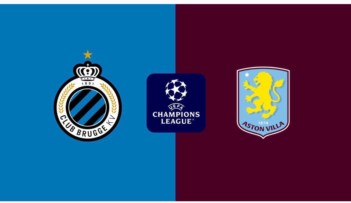 Ticket Brugge vs Aston Villa in Zuid tribune, Tickets & Billets, Sport | Football