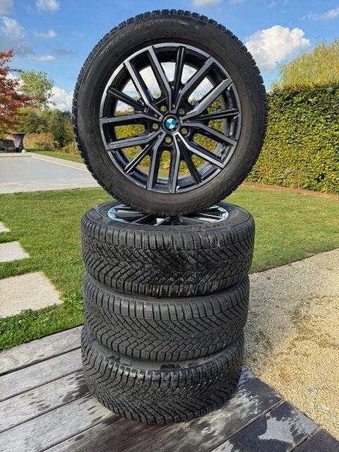 Jantes BMW X1 U11 18" 838M + pneus hiver Pirelli comme neufs, Pneus hiver, Véhicule de tourisme, Enlèvement, Utilisé