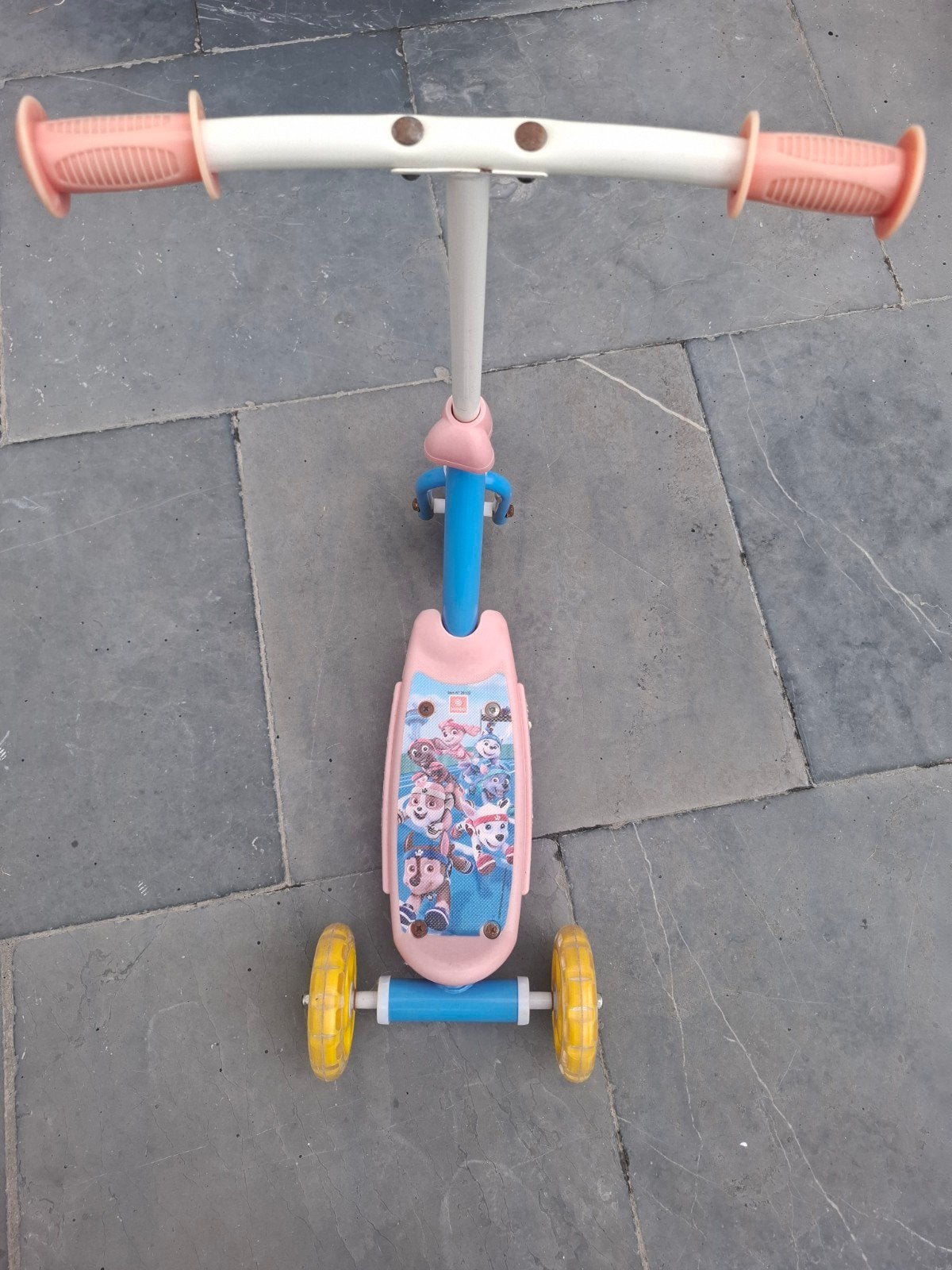 PAW Patrol Driewiel Kinderstep - Roze / Blauw (2-4 jaar), Fietsen en Brommers, Steps, Ophalen, Gebruikt, Gewone step, Mondo
