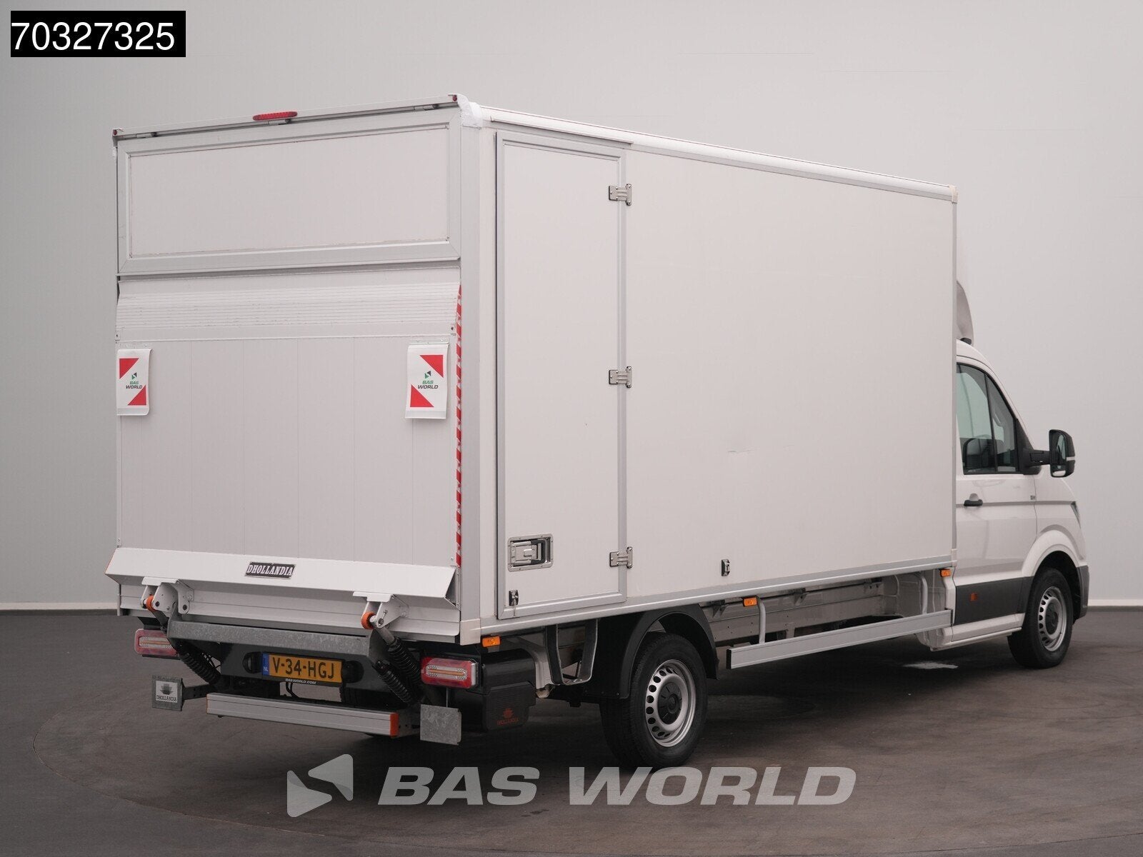 Volkswagen Crafter 140pk Laadklep Zijdeur Bakwagen Airco Cru, Stof, Gebruikt, Euro 6, 4 cilinders