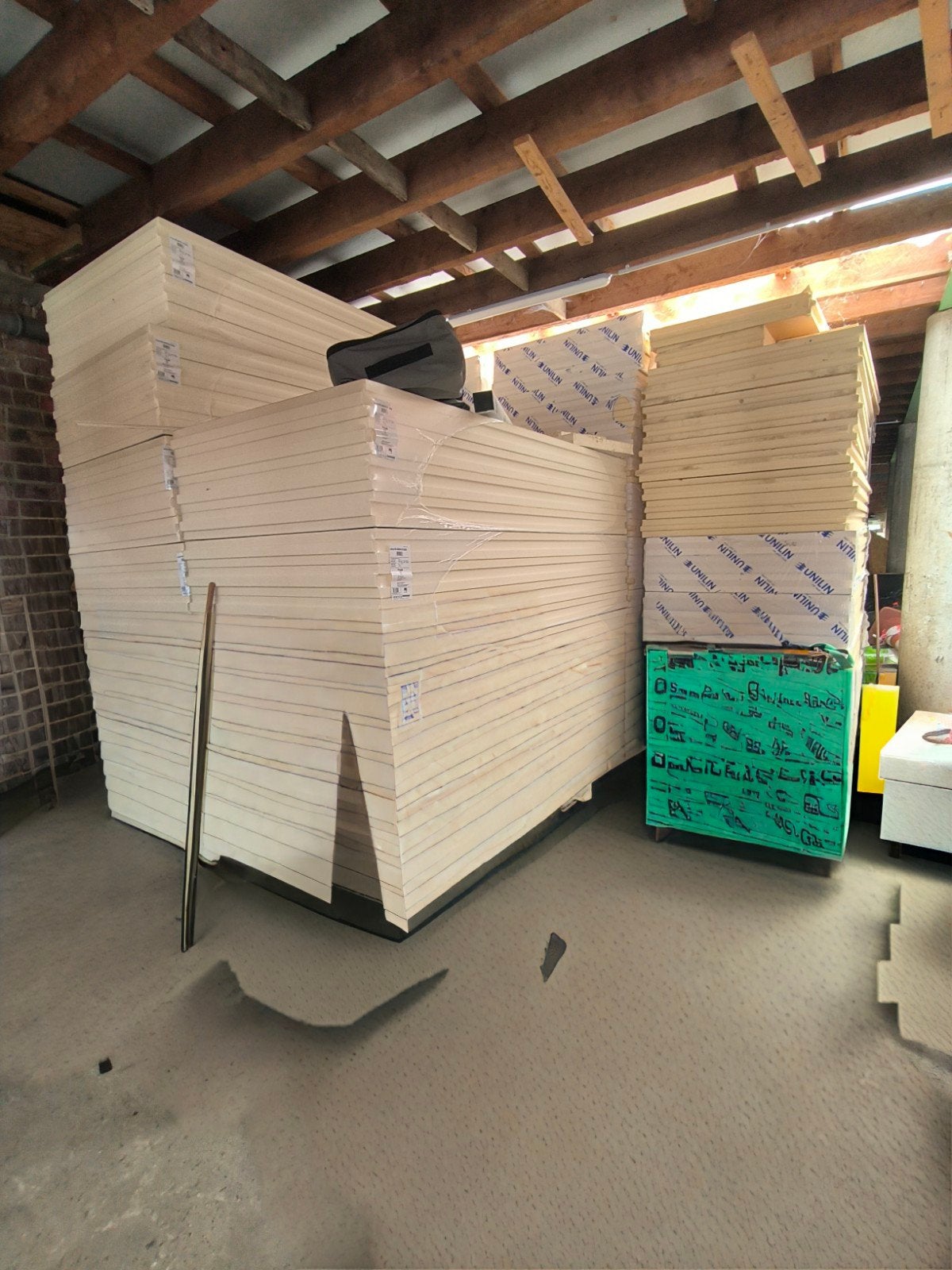 Isolation du toit 120 mm — 313,92 m² — lot complet, Enlèvement, Comme neuf