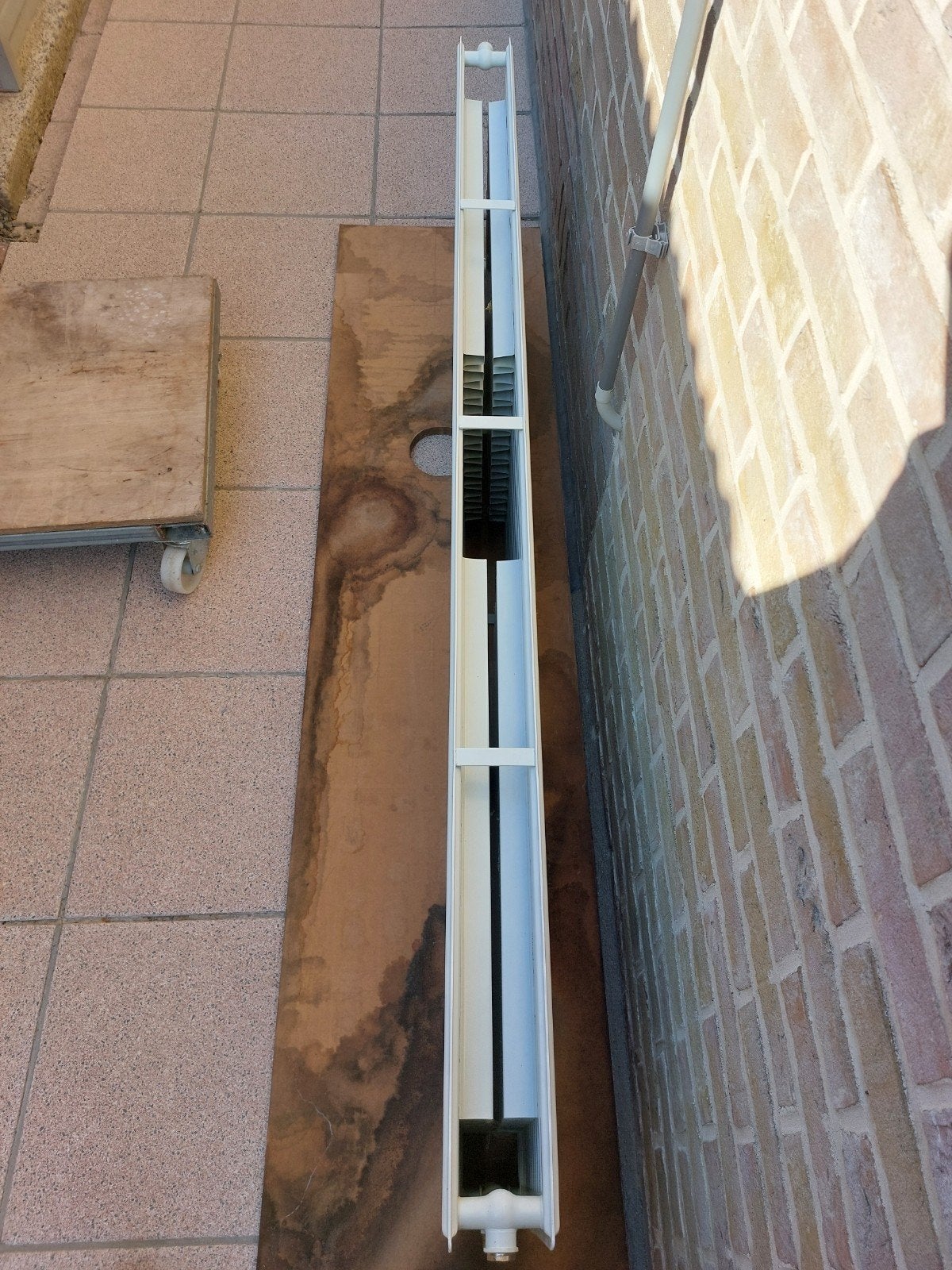 Verticale radiator 50cm Br en 180cm Hoog., Doe-het-zelf en Bouw, Ophalen, Radiator