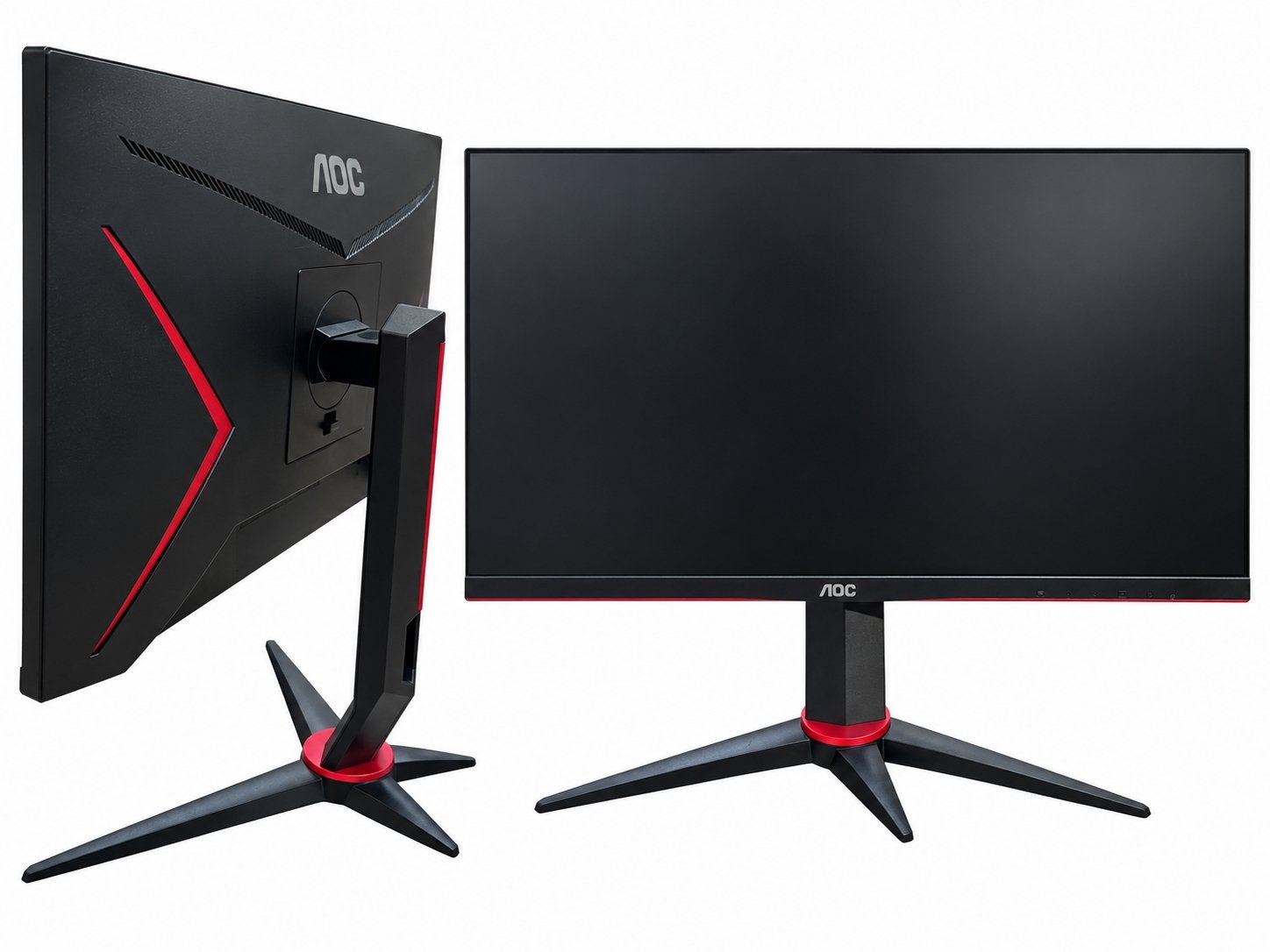 (2 stuks) AOC 24” Gaming Monitor – 144Hz – IPS – Full HD, Computers en Software, HD, IPS, Zo goed als nieuw, Ingebouwde speakers