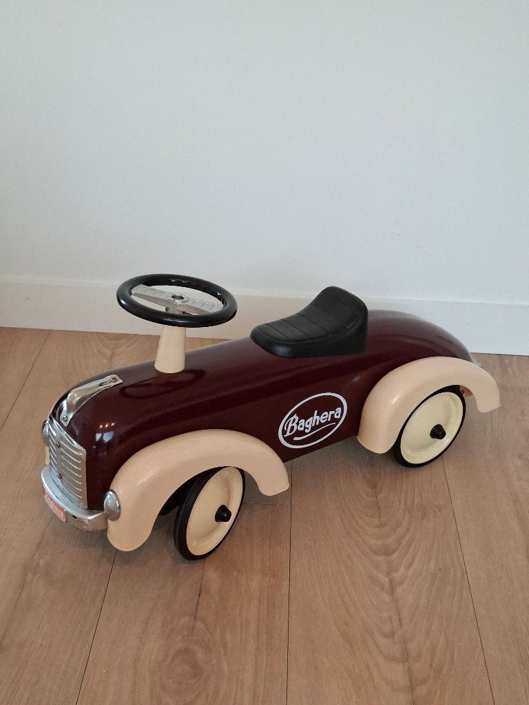 Baghera Speedster loopauto chocolade, Ophalen, Gebruikt, Loopvoertuig