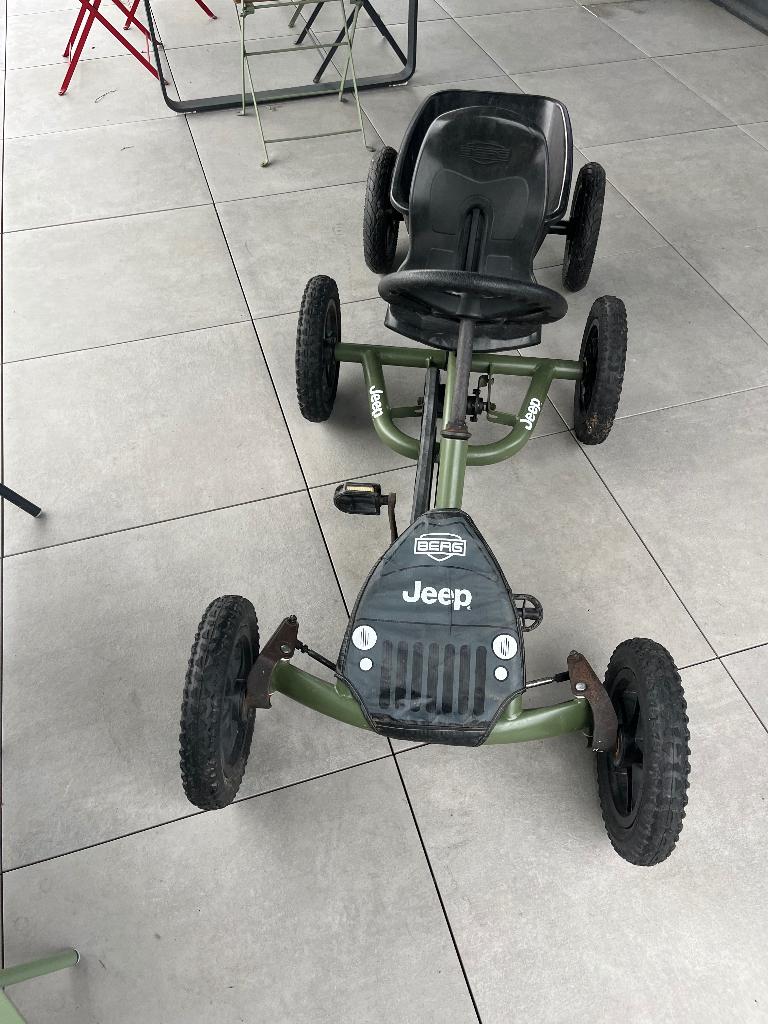 Go kart à pédales Berg Buddy modèle jeep, Avec chariot ou remorque, Enlèvement, Utilisé, Berg