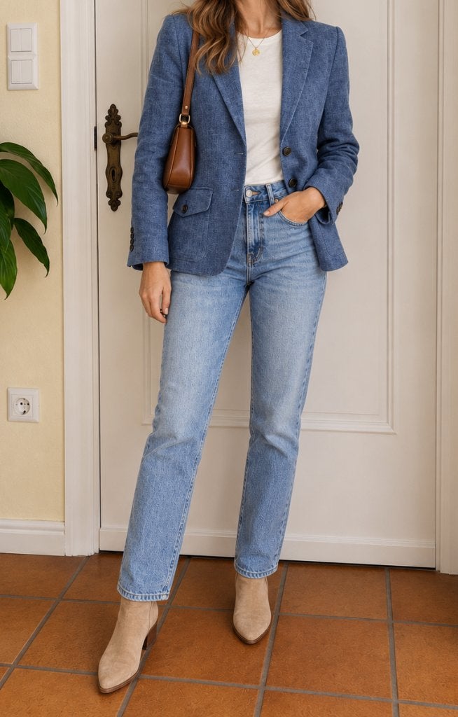 Massimo Dutti linnen blazer maat 38/40, Kleding | Dames, Maat 38/40 (M), Massimo Dutti, Blauw, Ophalen of Verzenden