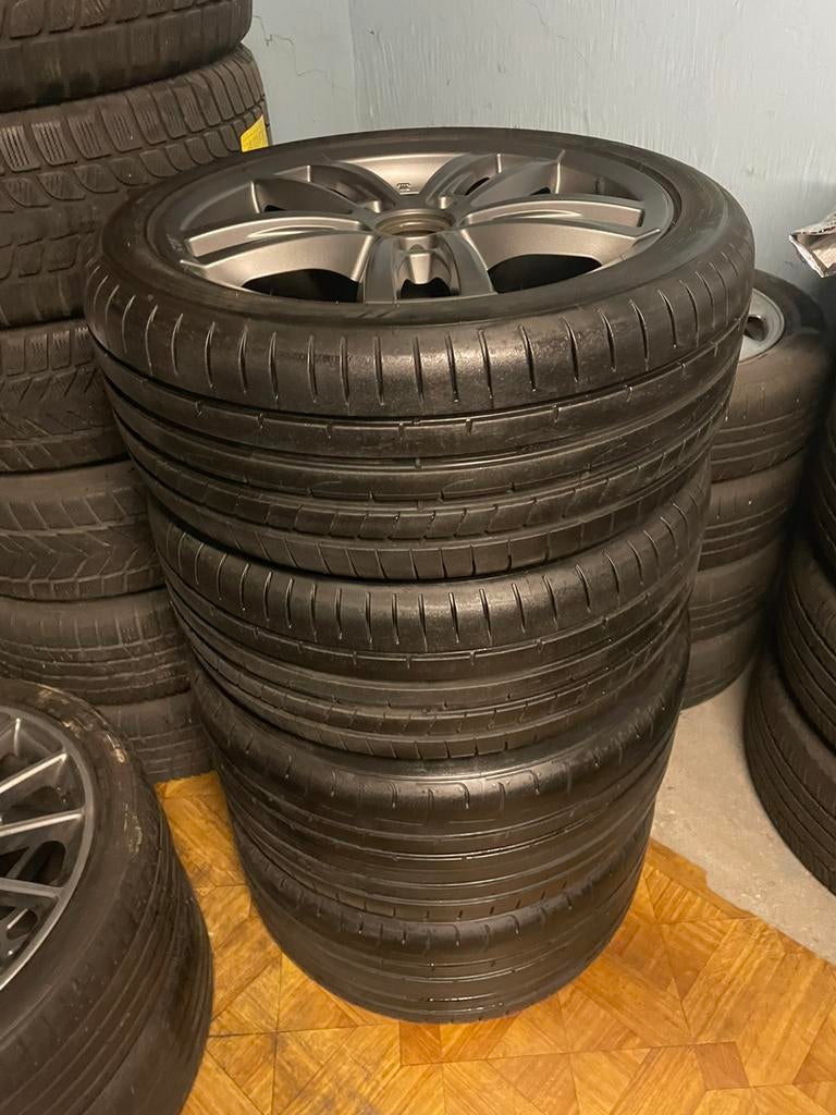 5x130 velgen 18 inch met banden “breedset”, Auto diversen, Autosport-onderdelen, Ophalen