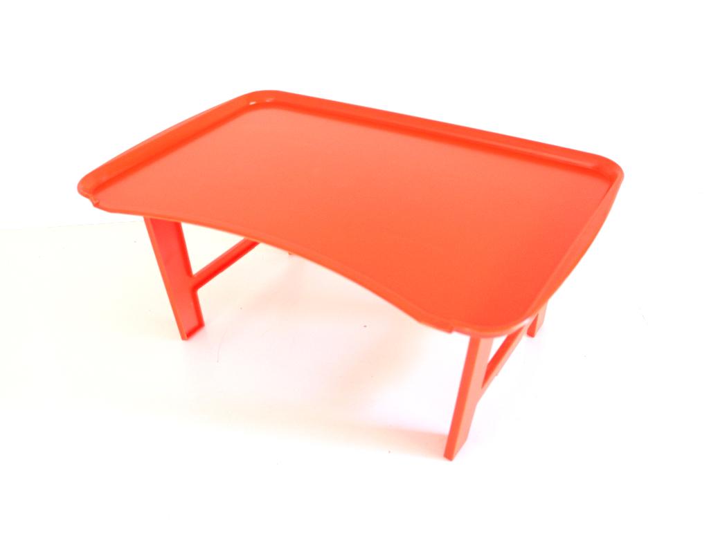 Space Age Bed Tray - Vintage Seventies Dienblad, Ophalen of Verzenden, Zo goed als nieuw, Rechthoekig, Kunststof