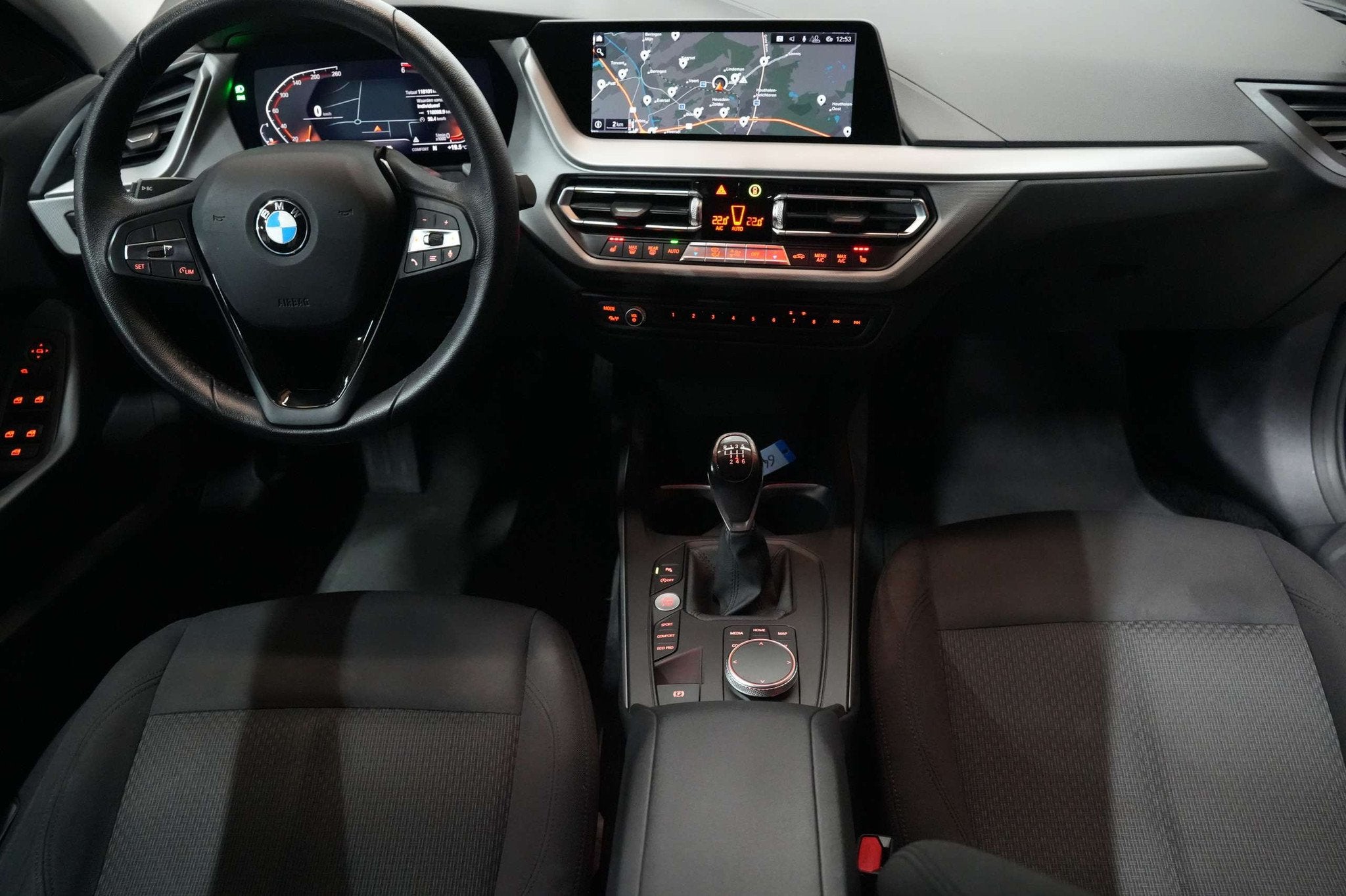 BMW 116 d Garantie EURO 6d, Gebruikt, Blauw, Bi-Xenon koplampen, Bedrijf