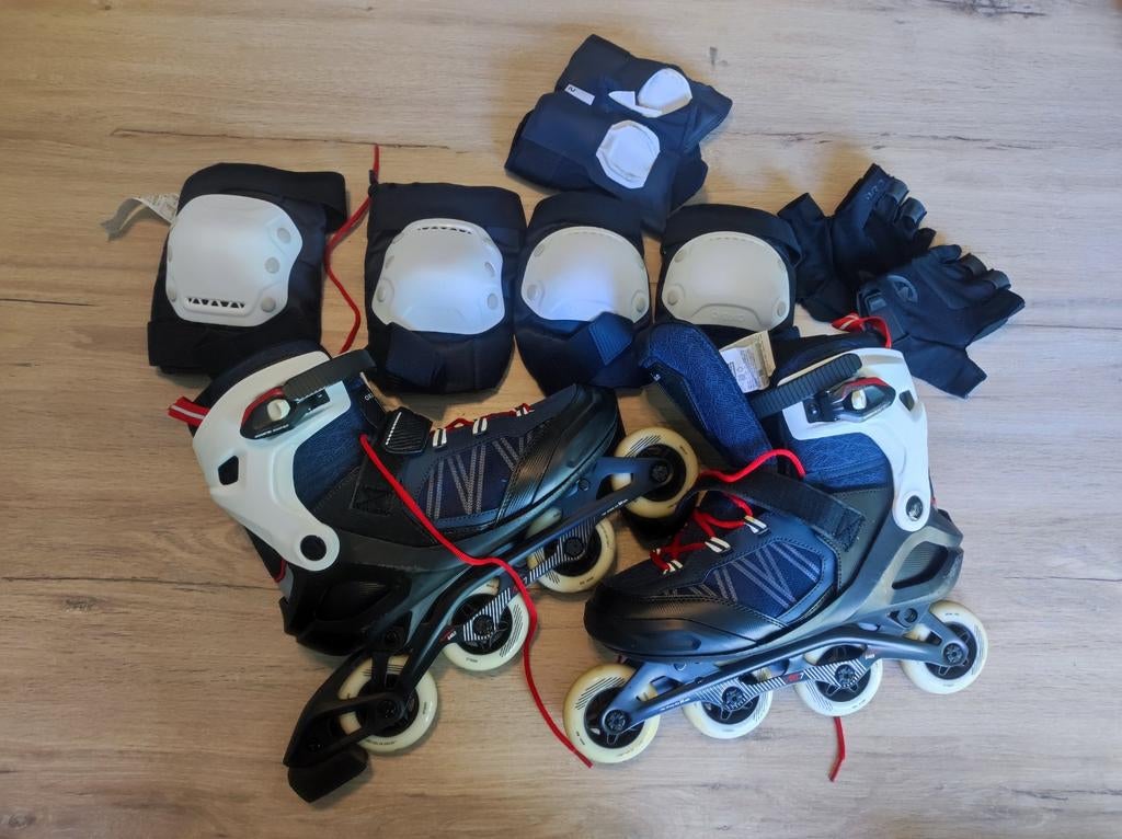 Rollers en ligne + Kit de protection complet, Enlèvement ou Envoi
