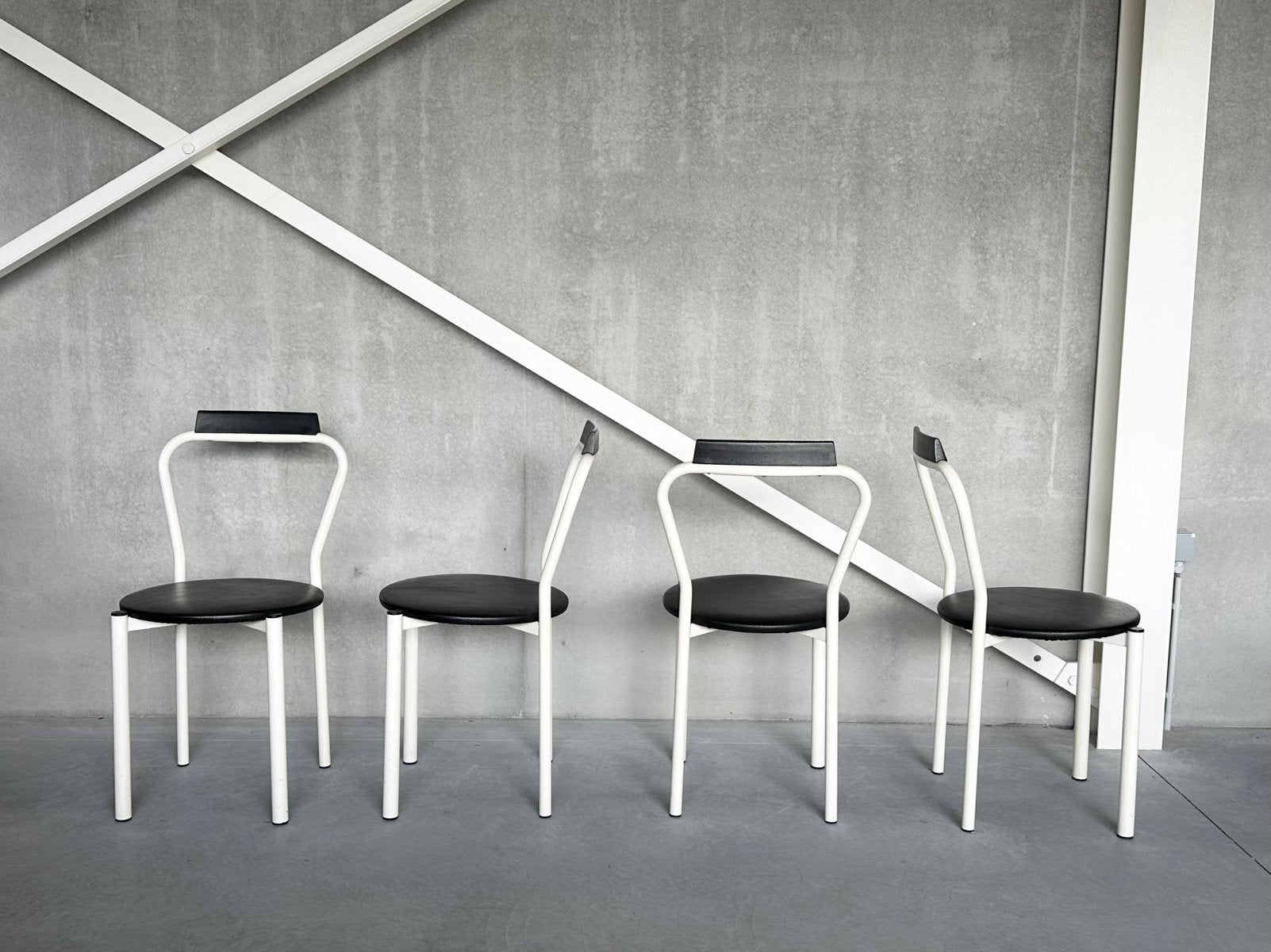 Vintage postmodern eetkamerstoelen 1980s, Ophalen