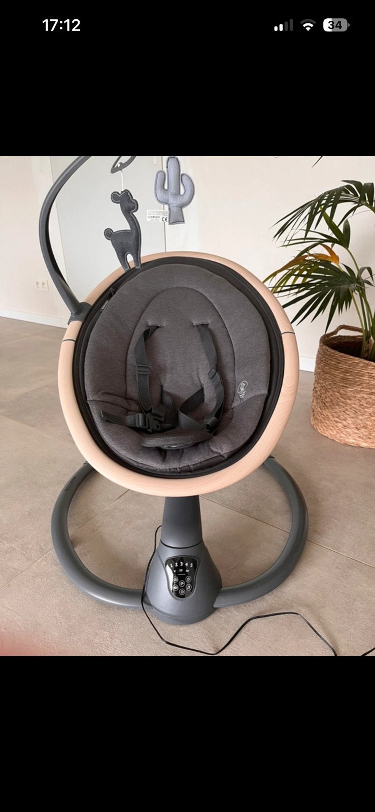 Elektrische wipper maxi cosi nieuwstaat, Kinderen en Baby's, Nieuw, Wipstoel, Met gordel(s) of riempje(s), Ophalen