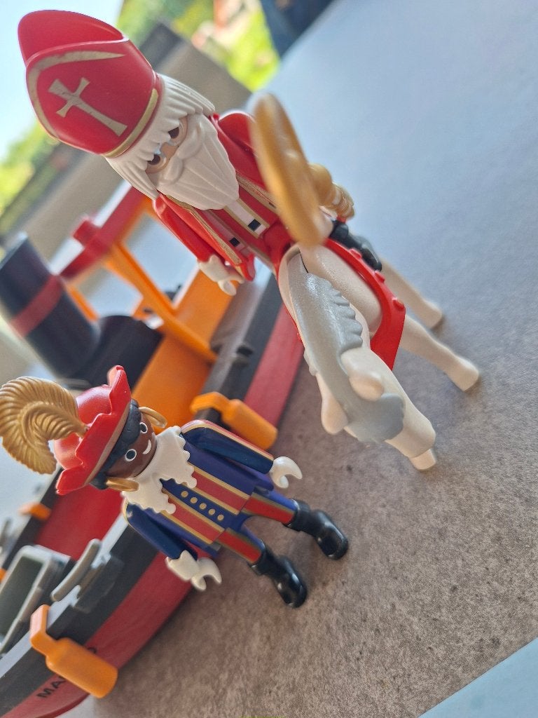 5206 - playmobil - stoomboot van Sint en Piet, Ophalen of Verzenden, Gebruikt, Complete set