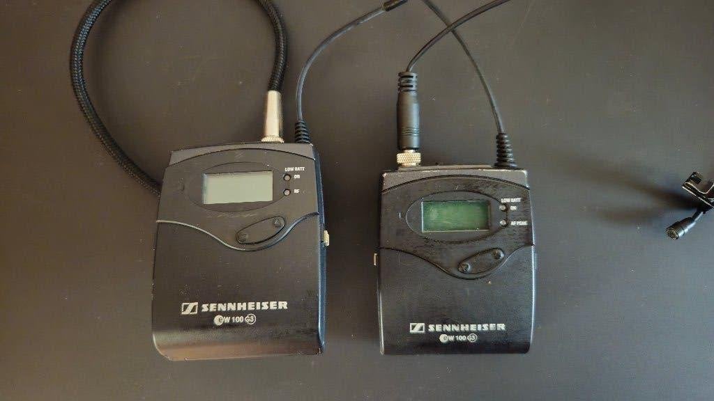 Sennheiser EW 100 G3 draadloze lavaliermicrofoon, Ophalen of Verzenden, Gebruikt, Overige typen, Draadloos