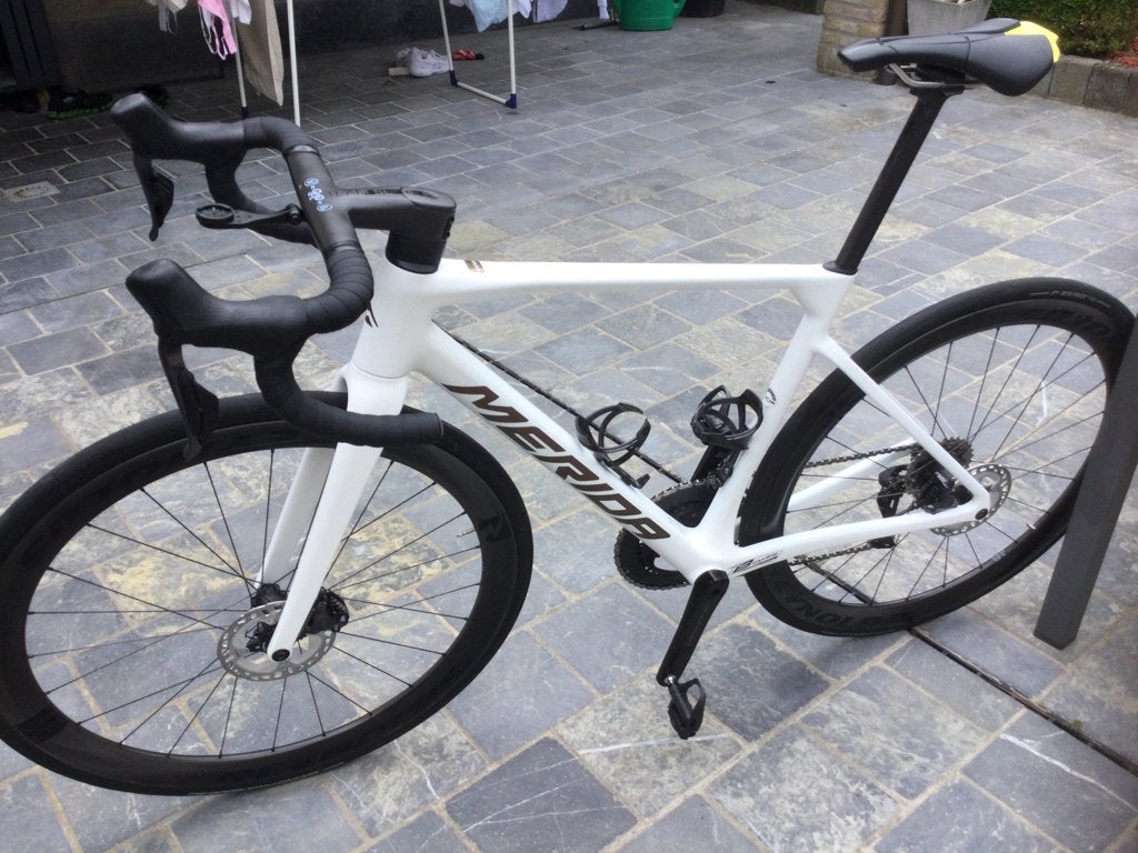 Racefiets Merida, Ophalen, 28 inch, Carbon, Zo goed als nieuw