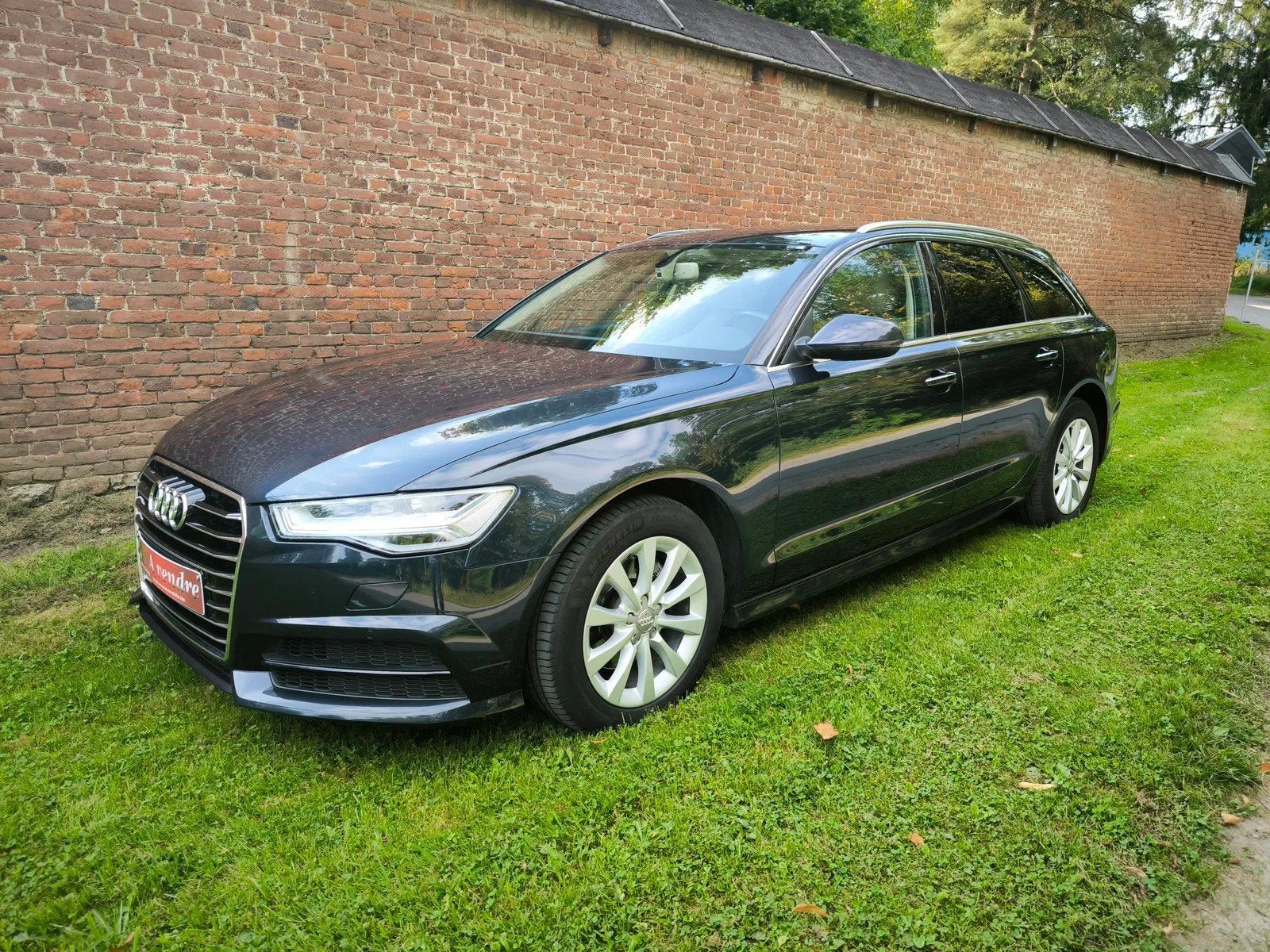 Audi A6 Avant Break 20tdi (bj 2018, automaat), Auto's, Automaat, Gebruikt, 4 cilinders, Blauw