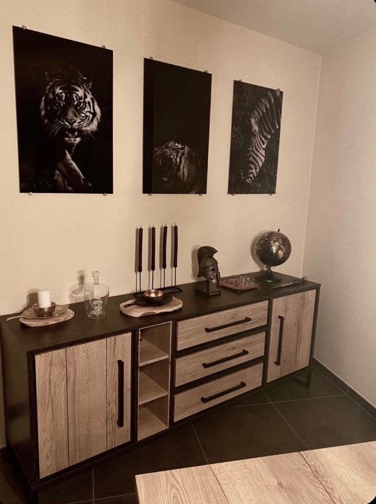 Kaders, Antiquités & Art, Art | Peinture | Classique, Enlèvement, Réaliste, Sous verre, Animaux