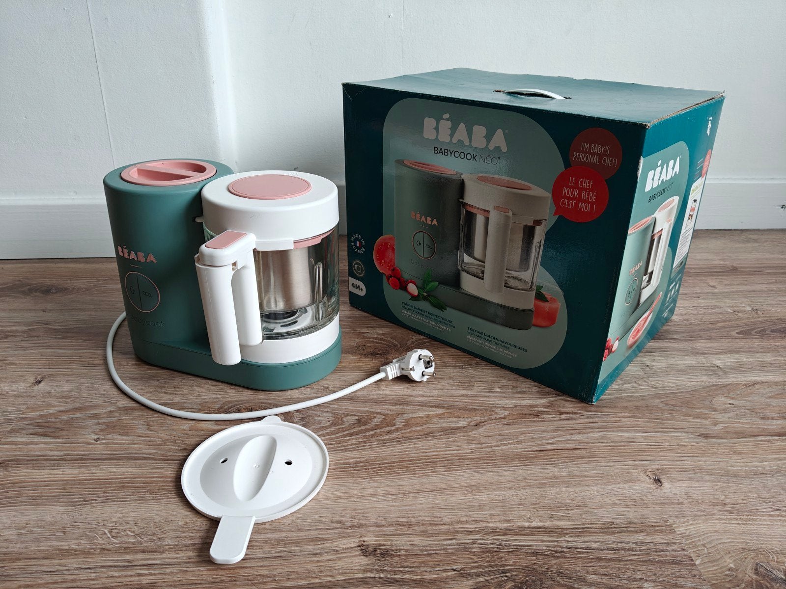 beaba babycook neo babyvoedingmaker eucalyptus, Enlèvement, Comme neuf, Sans BPA, Préparateur de repas pour bébé