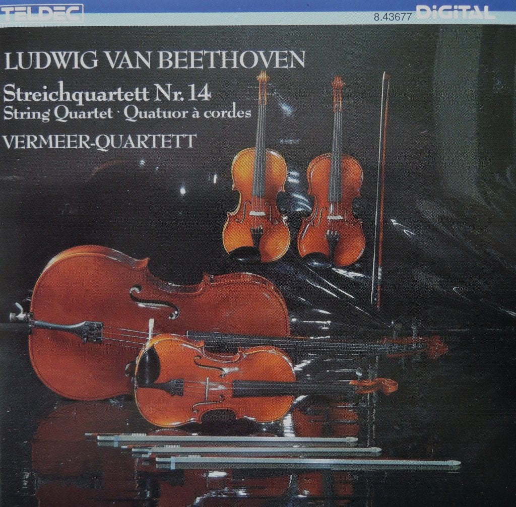 Strijkkwartet nr 14 / Beethoven - Vermeer Quartett - TELDEC, Cd's en Dvd's, Ophalen of Verzenden, Zo goed als nieuw, Kamermuziek