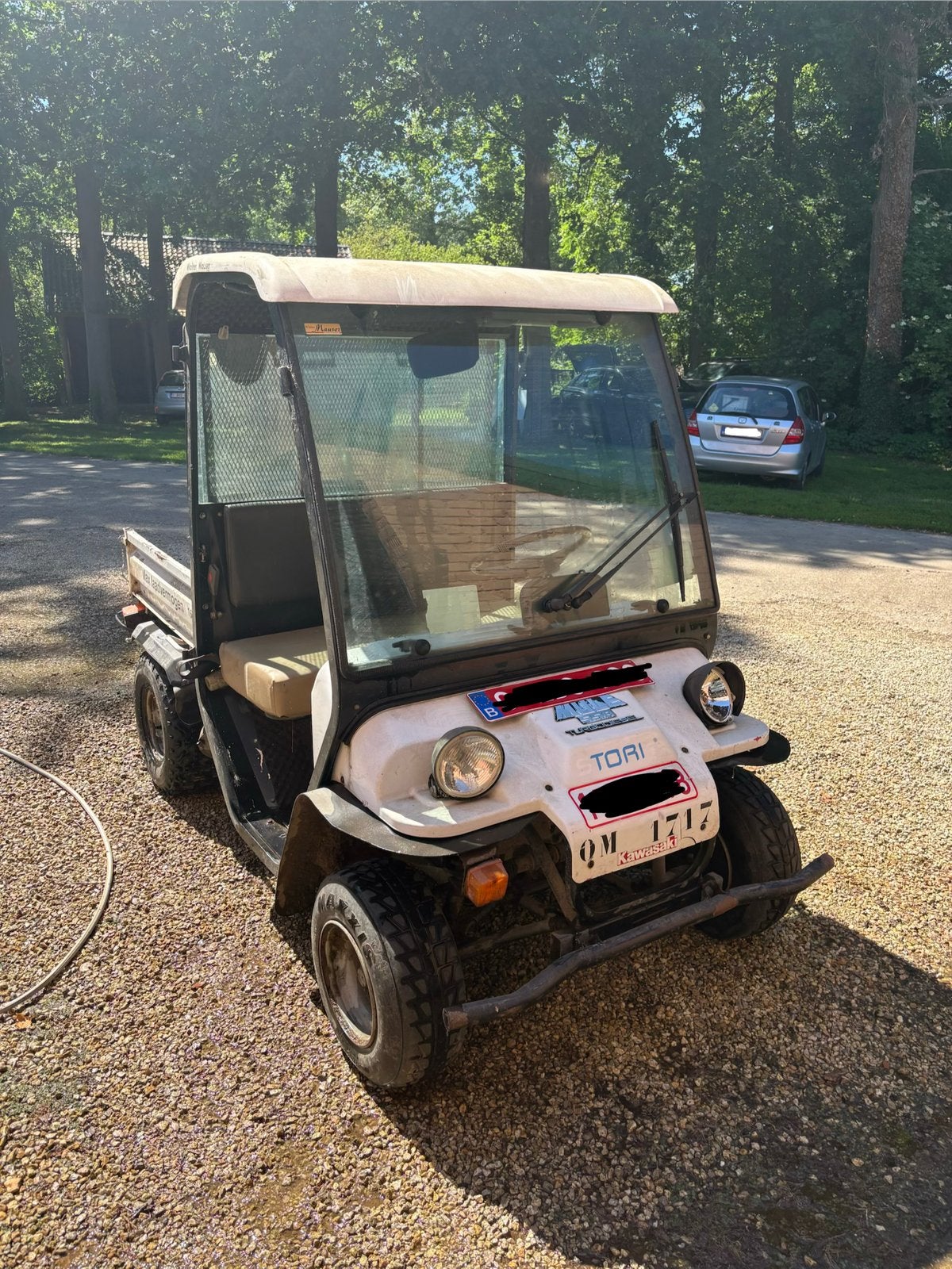 Kawasaki Mule 550 met cabine – papieren – landbouwvoertuig, Particulier