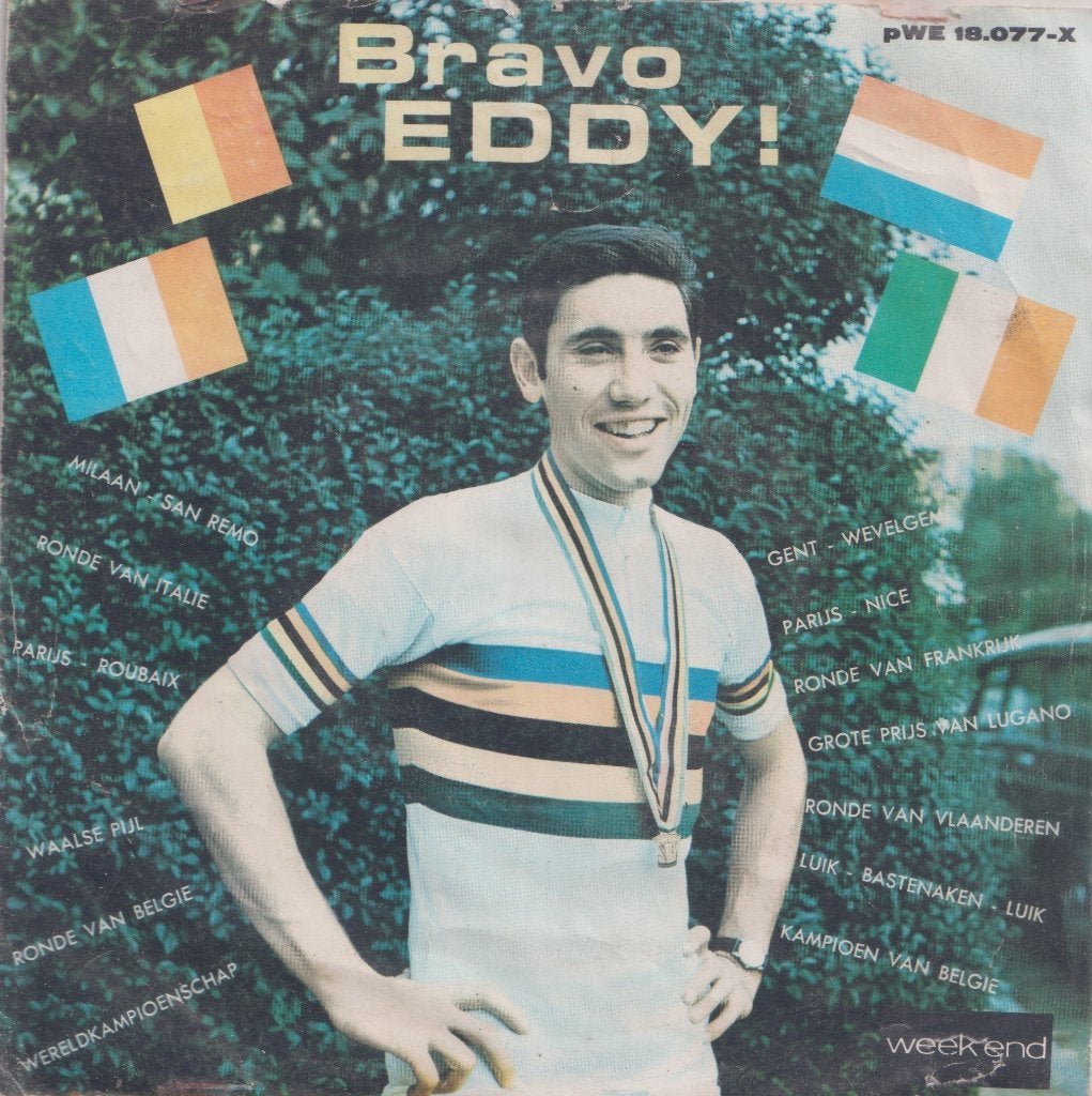 Janneman – Bravo Eddy (Merckx) / Twee witte muizen – WIELREN, CD & DVD, Enlèvement ou Envoi, Utilisé, 7 inch, En néerlandais