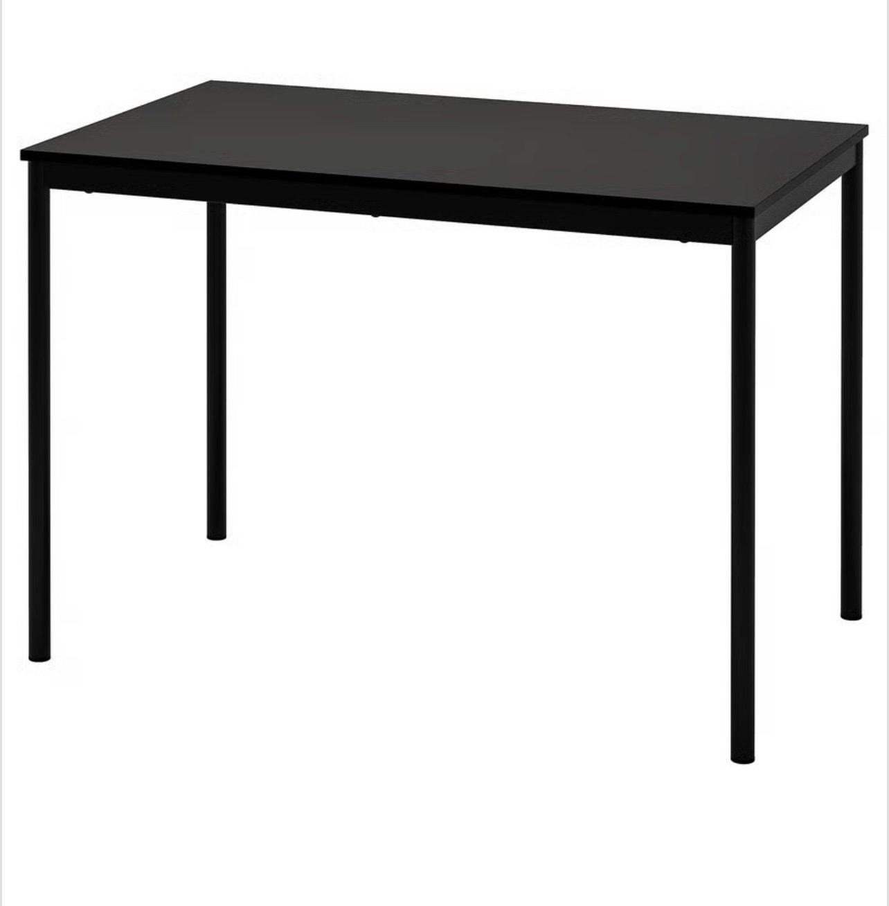 Bureau/tafel zwart, Huis en Inrichting, Bureaus, Ophalen, Zo goed als nieuw, Zwart