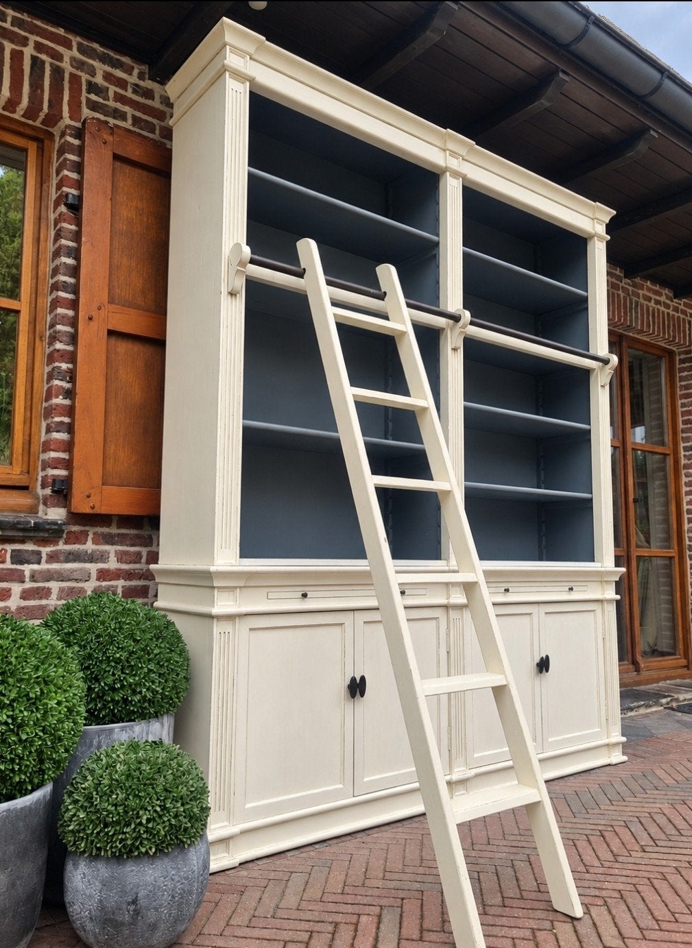 prachtige boekenkast/bibliotheekkast ART:188/26, Ophalen, Gebruikt, ., Landelijk