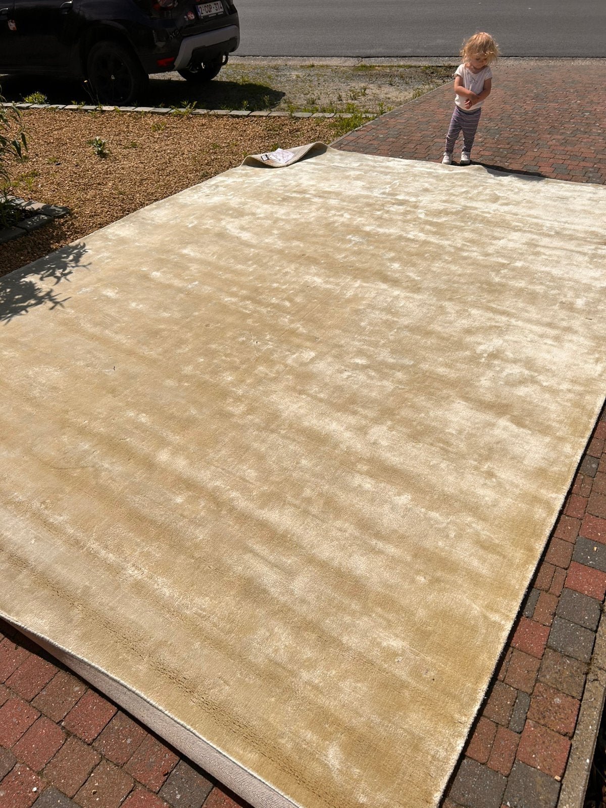 Tapijt 3m op 4m, Ophalen, Beige, 200 cm of meer, Rechthoekig