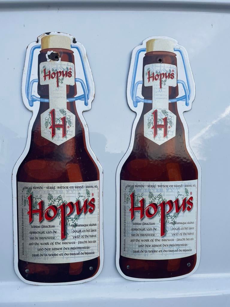 Hoppus emaille, Verzamelen, Ophalen of Verzenden