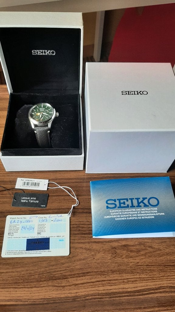 Seiko Presage SARD015 Limited Edition, Handtassen en Accessoires, Horloges | Heren, Nieuw, Polshorloge, Seiko, Staal, Leer, Ophalen