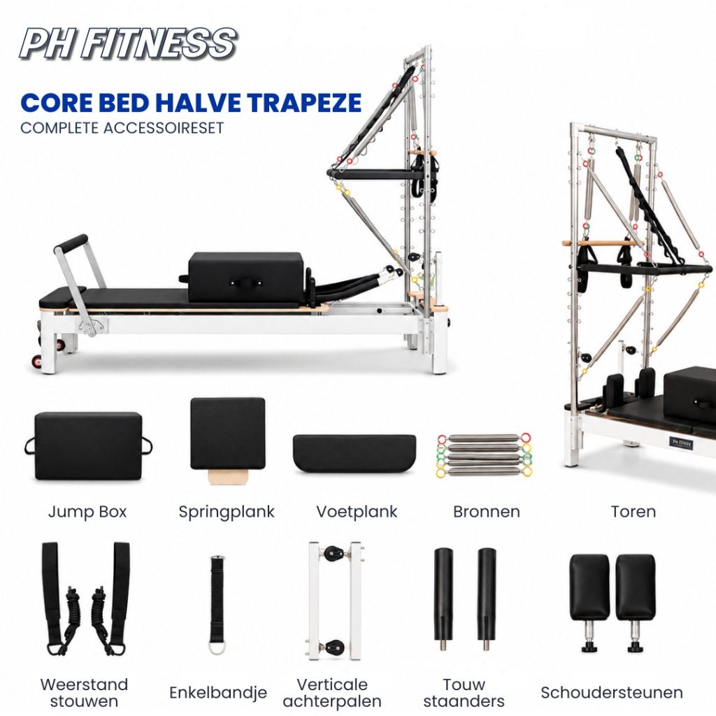 PH Fitness Aluminium Reformer Tower - Pilates Studio, Enlèvement, Neuf, Jambes, Autres types