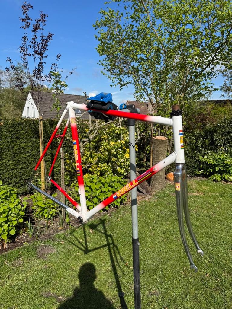 Cadre de vélo de route Duell 58, Acier, Utilisé, Racefiets, Enlèvement