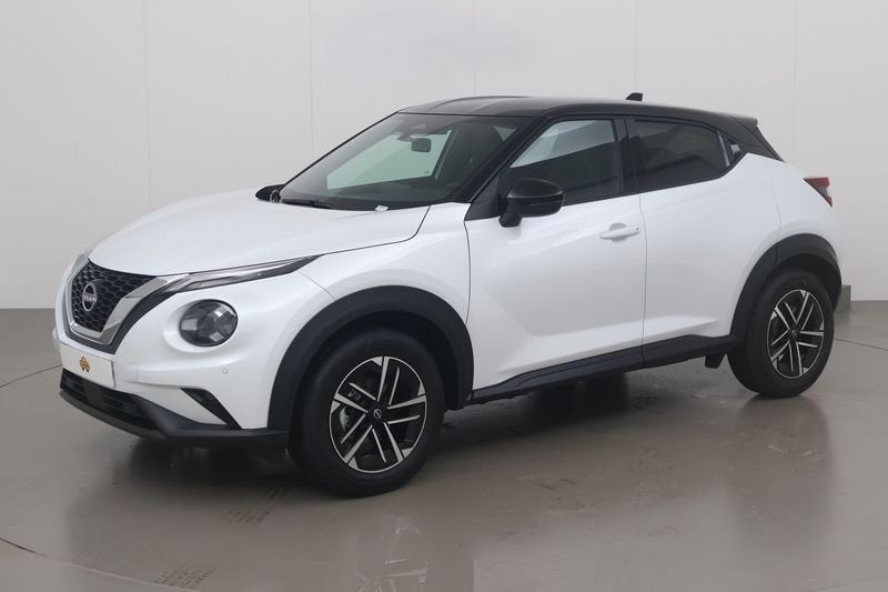 Nissan Juke 1.0 dig-t n-connecta 114 AT, Auto's, Automaat, Gebruikt, Wit, Bedrijf