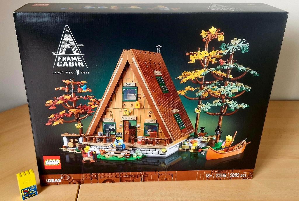 Cabane à cadre en A Lego 21338 Ideas et cabane forestière, Neuf, Enlèvement ou Envoi, Lego, Ensemble complet