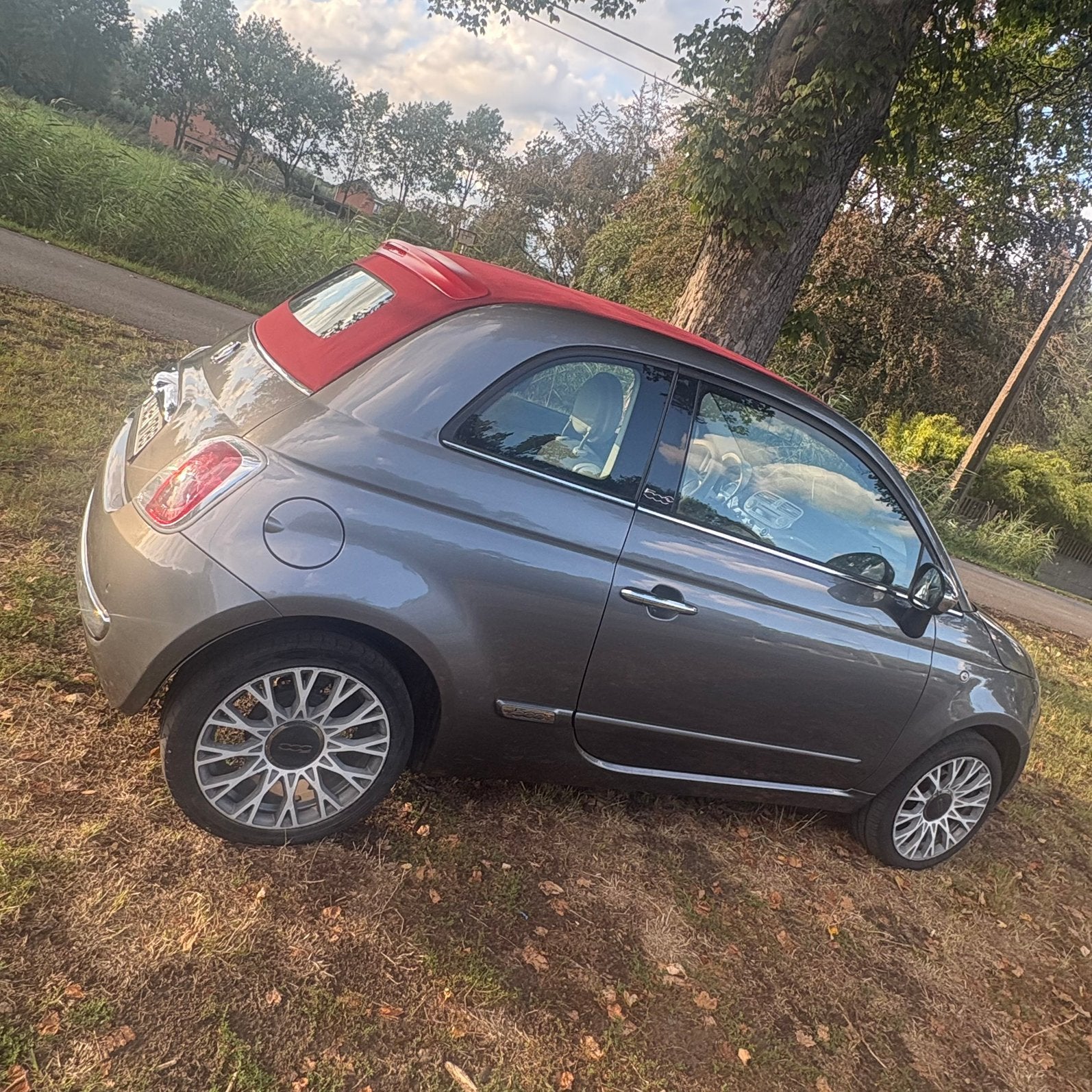 Fiat 500C 1.2 benzine 63500km, Auto's, Fiat, Voorwielaandrijving, Elektrische ramen, 4 cilinders, Cabriolet