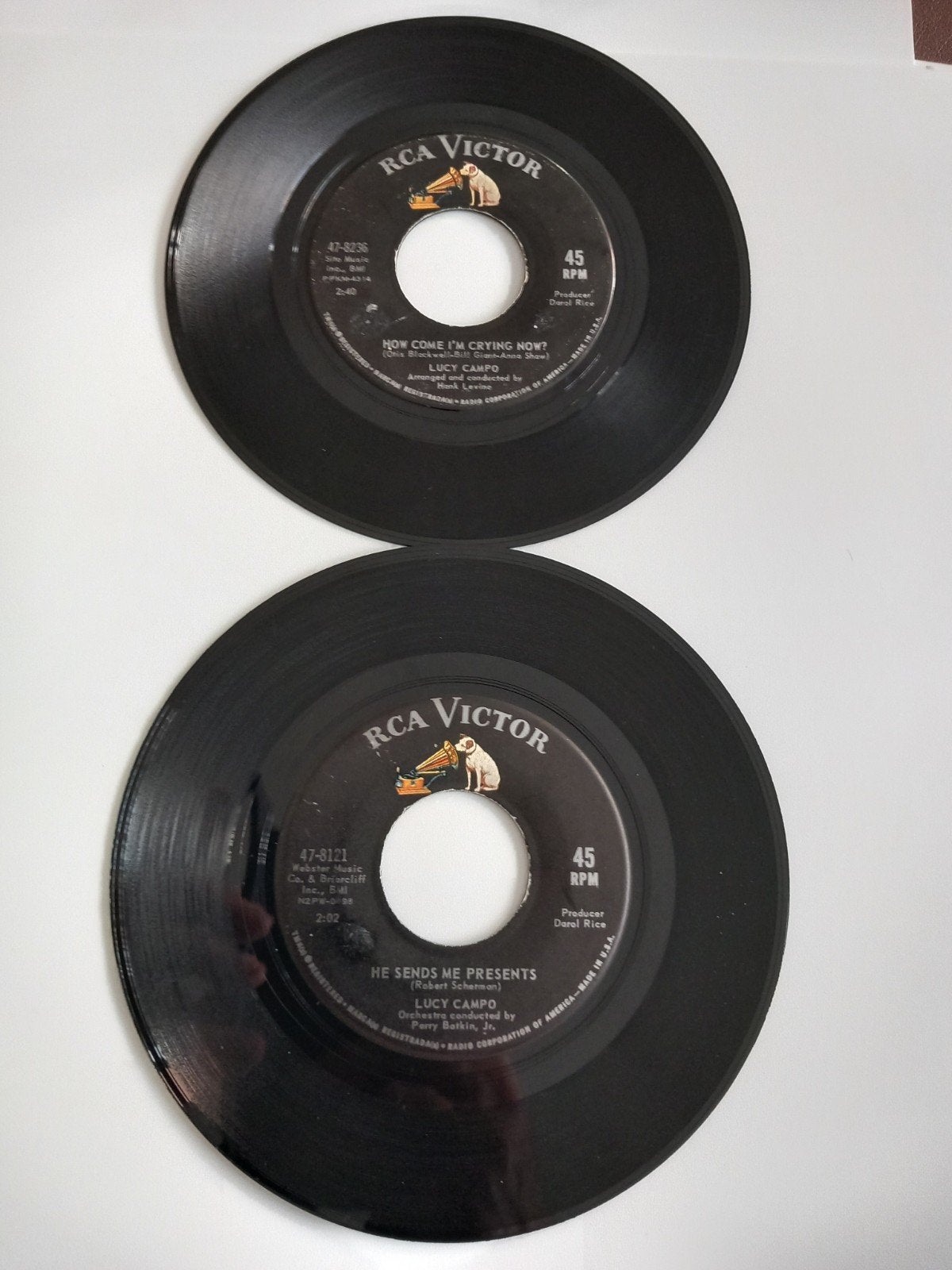 LUCY CAMPO .60S OLDIES USA   2 X 45T, Enlèvement ou Envoi