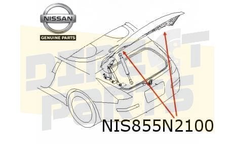 Nissan 350Z achterklep (cabrio) (Z33) Origineel! 84300CE420, Neuf, Arrière, -, Haillon arrière