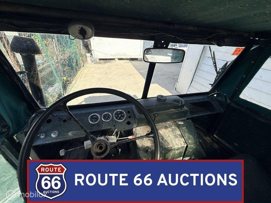 Mercedes-Benz Unimog 411 | 1962 | Route 66 Auctions, Auto's, Zwart, Mercedes-Benz, Bedrijf, Handgeschakeld