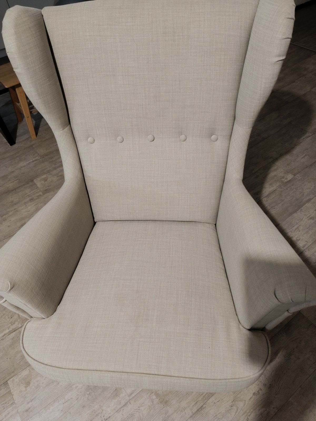 grijze strandmon ikea fauteuil, Enlèvement